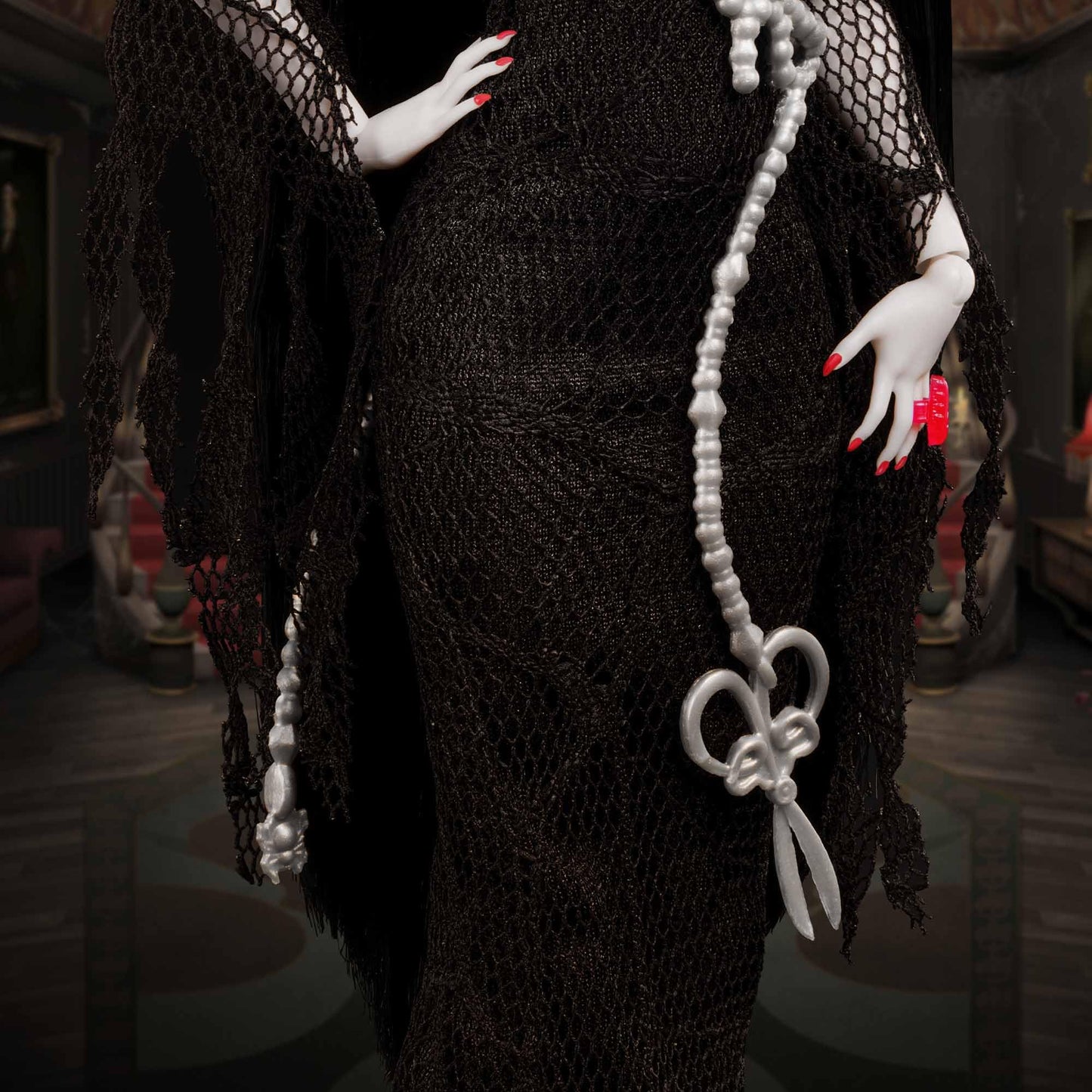 Monster High Skullector Addams Family Morticia & Wednesday Dolls – Fully Articulated with Certificate