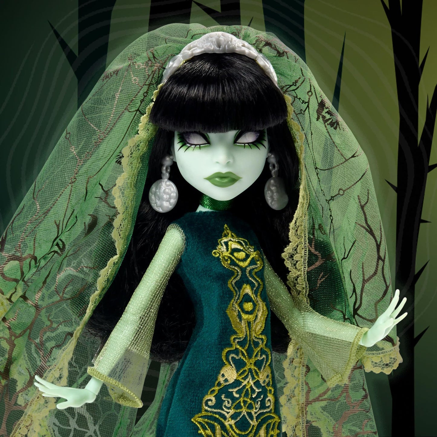 Monster High Skullector Scarah Screams Fang Club Doll – 60s Style Collectible