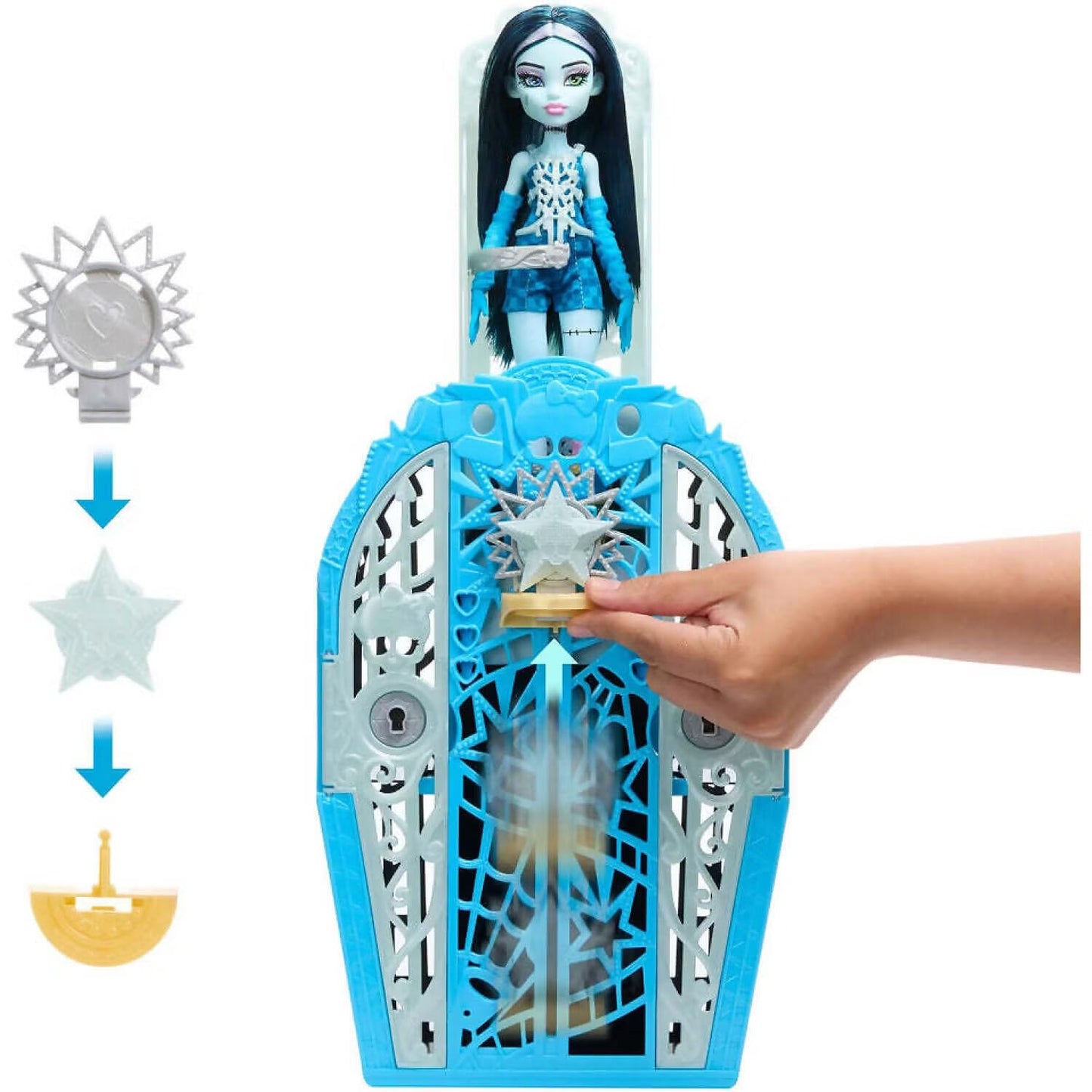 Monster High Skulltimate Secrets Hauntlywood Mysteries Frankie Stein Doll & Reveal Closet – 19+ Glam Surprises