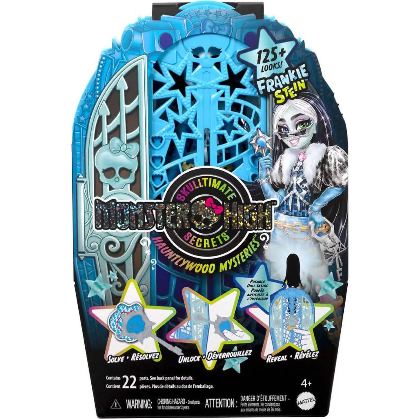 Monster High Skulltimate Secrets Hauntlywood Mysteries Frankie Stein Doll & Reveal Closet – 19+ Glam Surprises