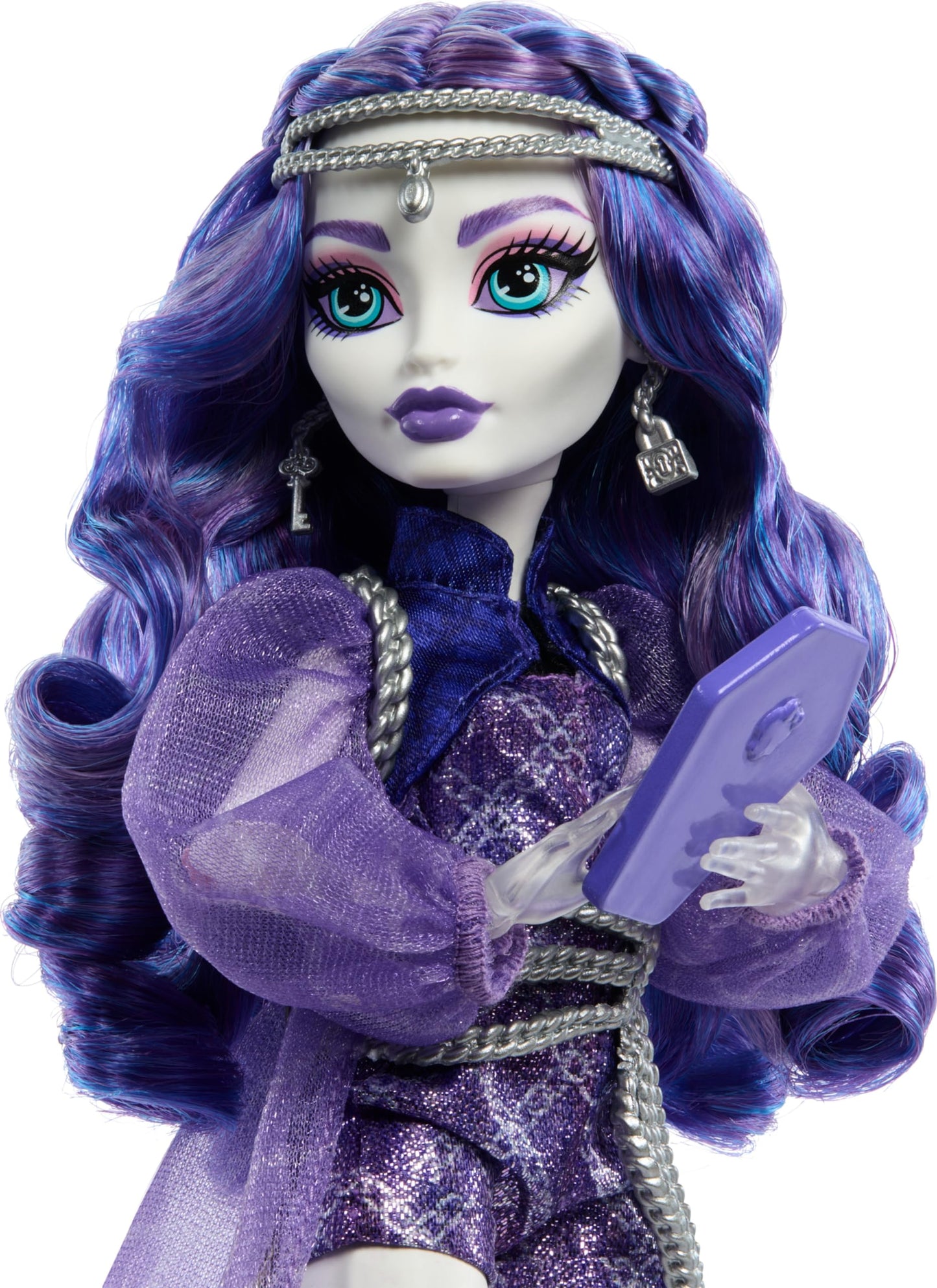 Monster High Spectra Vondergeist Doll with Rhuen Ferret and Accessories