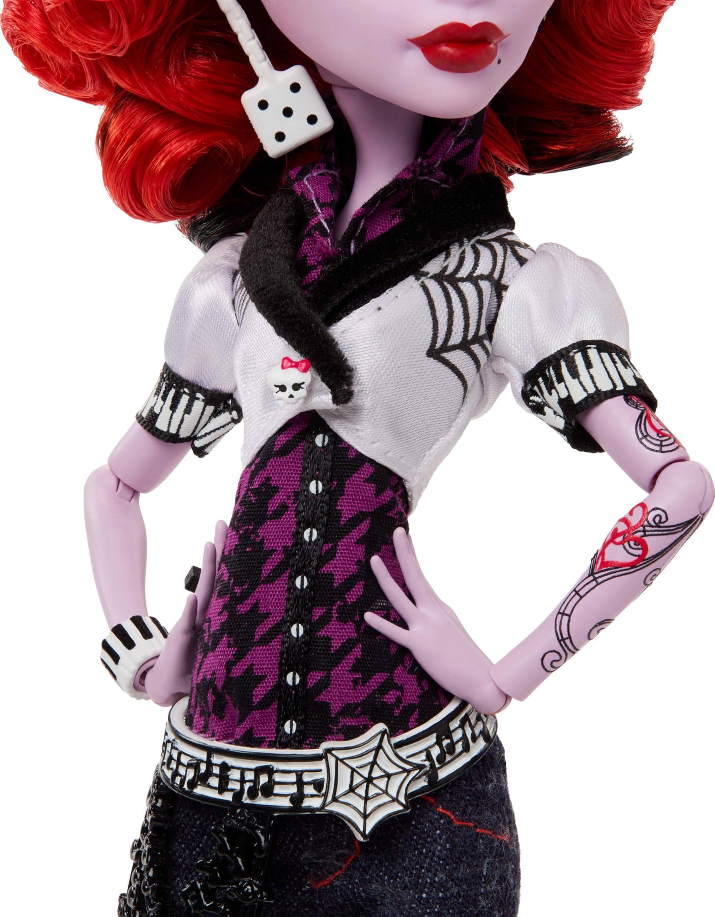 Monster High Boo-riginal Creeproduction Doll: Operetta with Stand, Diary & Memphis Longlegs