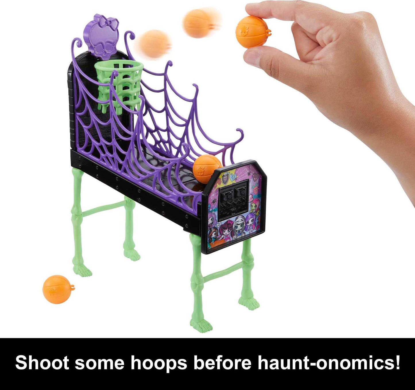 Monster High Student Lounge Playset – Doll House Furniture, Vending Machine & Pets