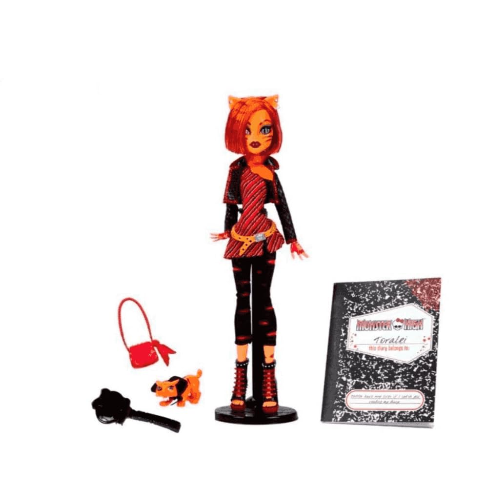 Monster High Boo-riginal Creeproduction Toralei Doll – Collectible with Stand, Diary & Sweet Fangs