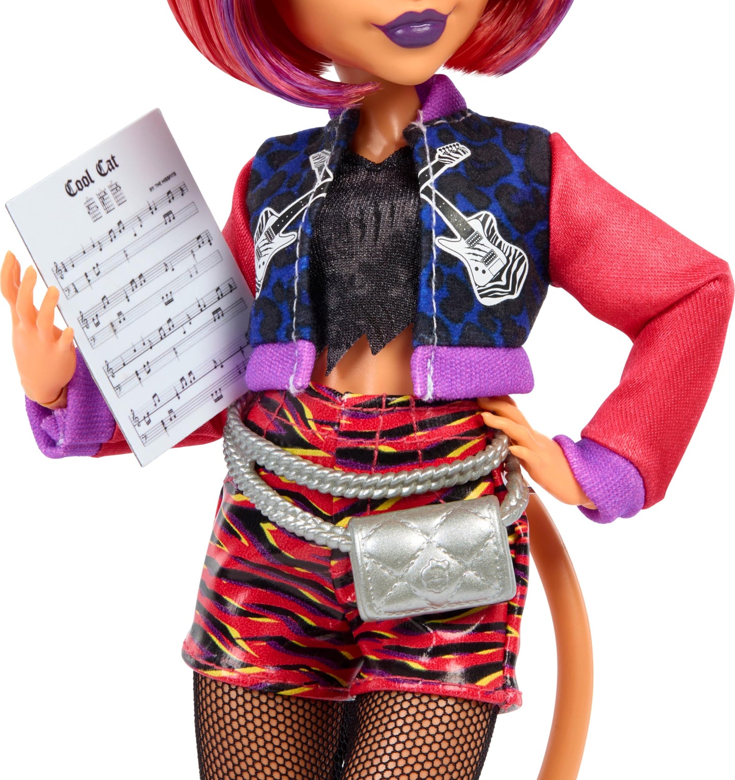 Monster High Toralei Music Club Doll – Varsity Jacket, Yearbook & Performance Accessories