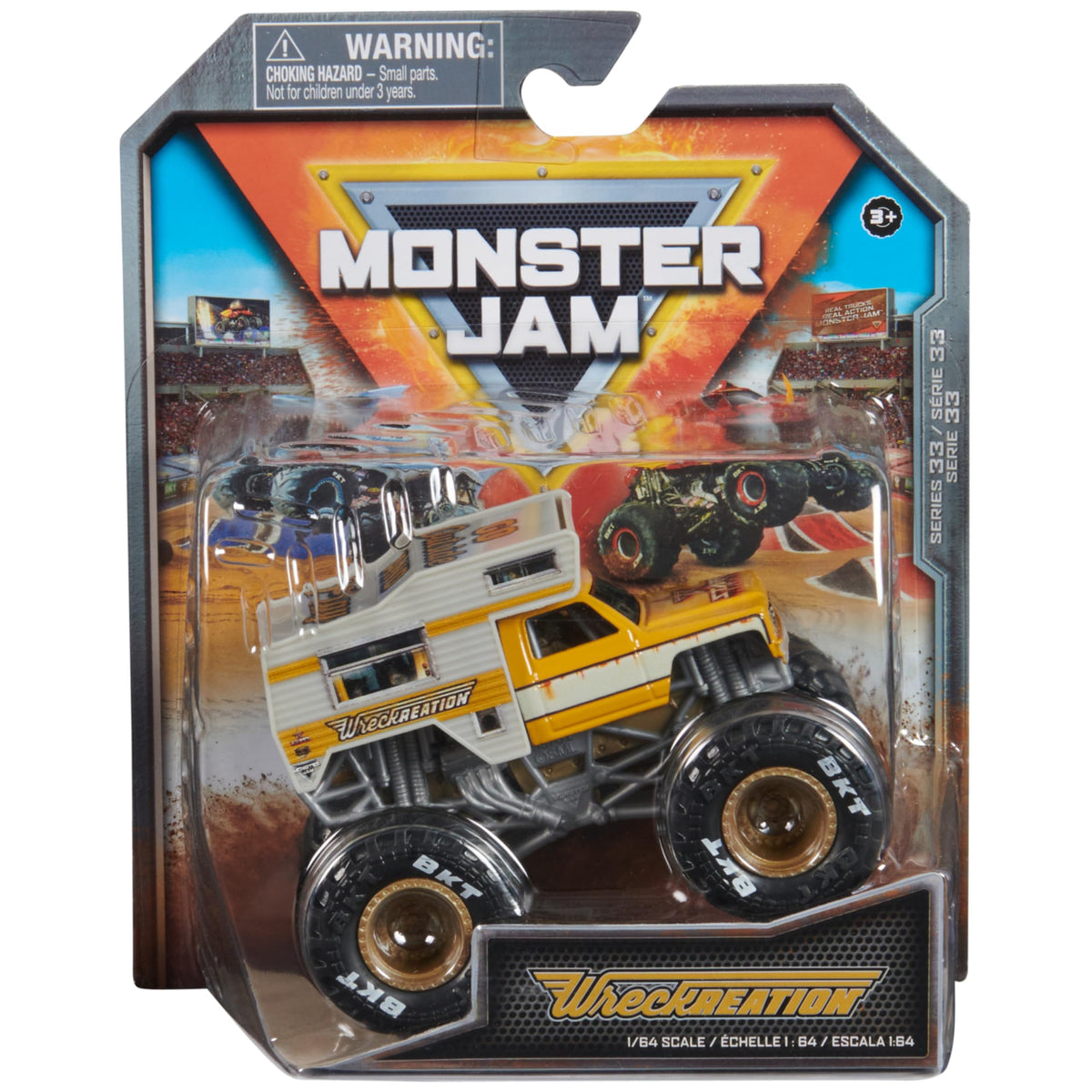 Monster Jam Official 1:64 Die-Cast Monster Truck – Collectible Toy for Kids Aged 3+