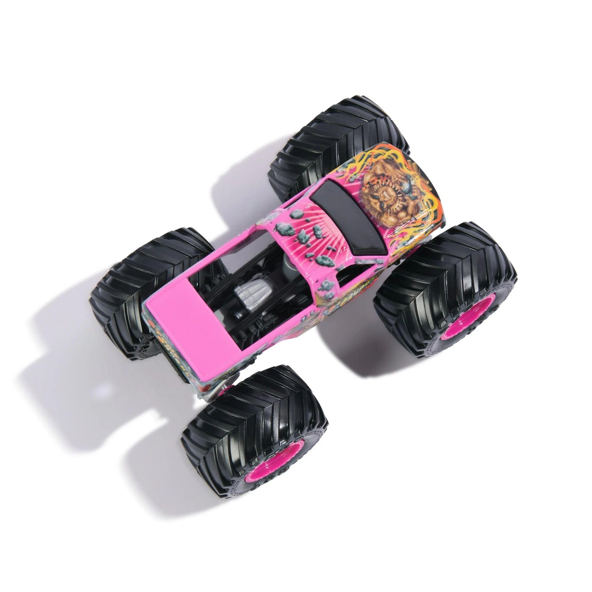 Monster Jam 2025 Official 1:64 Diecast Truck – Series 43 Danger Divas: Stone Crusher