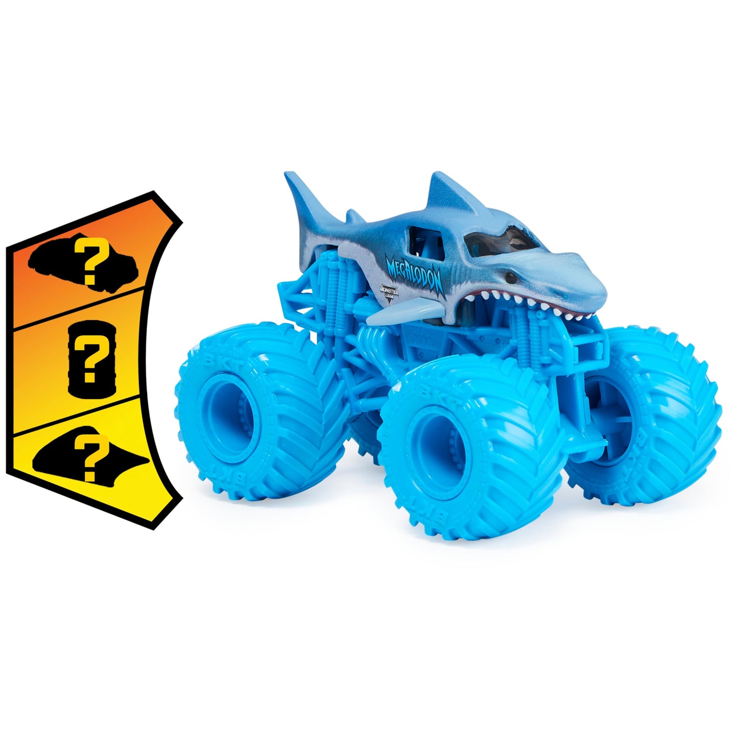 Monster Jam 1:64 Diecast Truck with Bonus Accessory – Hyper Fueled Megalodon