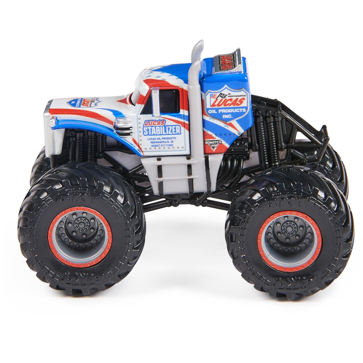Monster Jam 2023 Official 1:64 Scale Die-Cast Truck 2-Pack Series 26: Lucas Stabilizer vs Jester