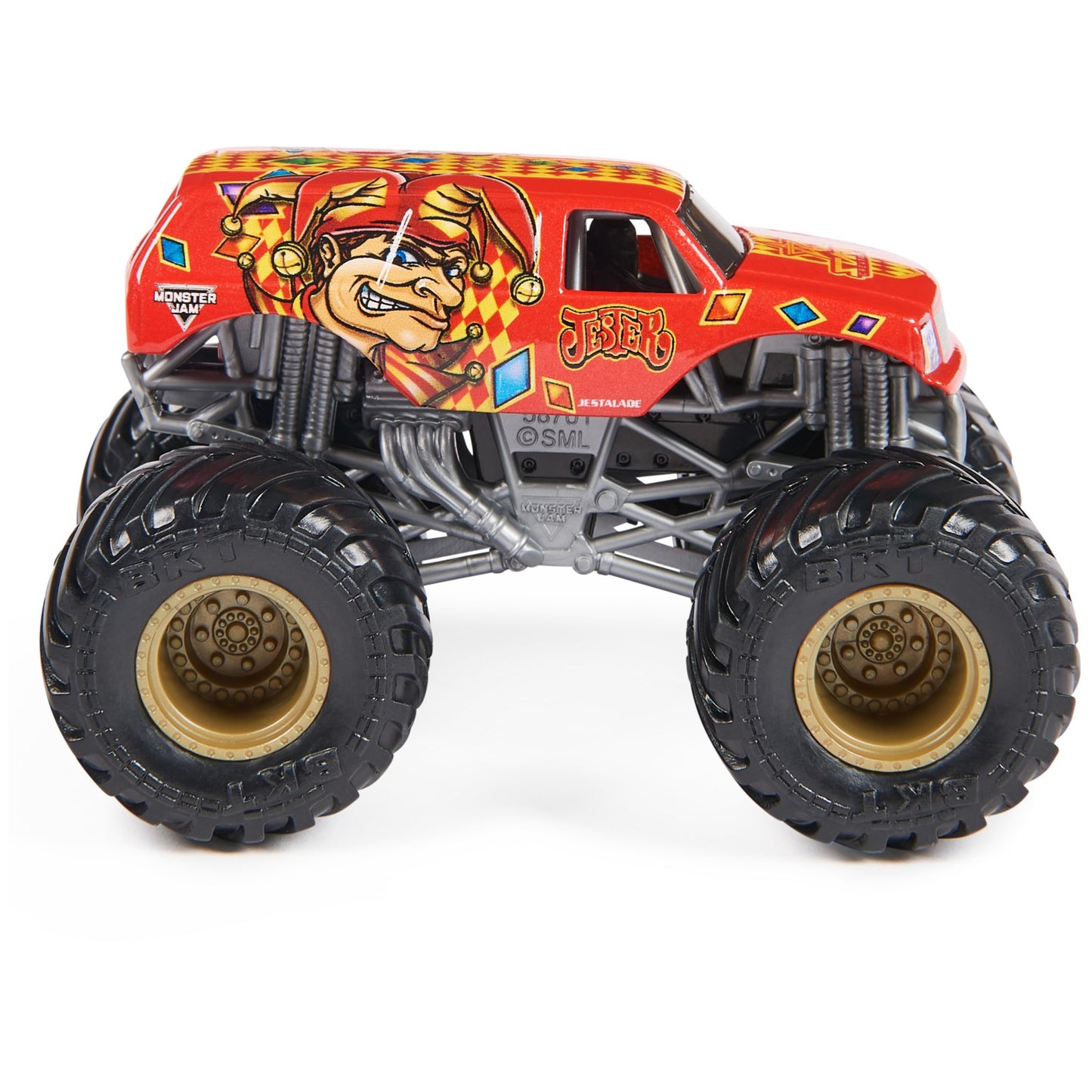 Monster Jam 2023 Official 1:64 Scale Die-Cast Truck 2-Pack Series 26: Lucas Stabilizer vs Jester