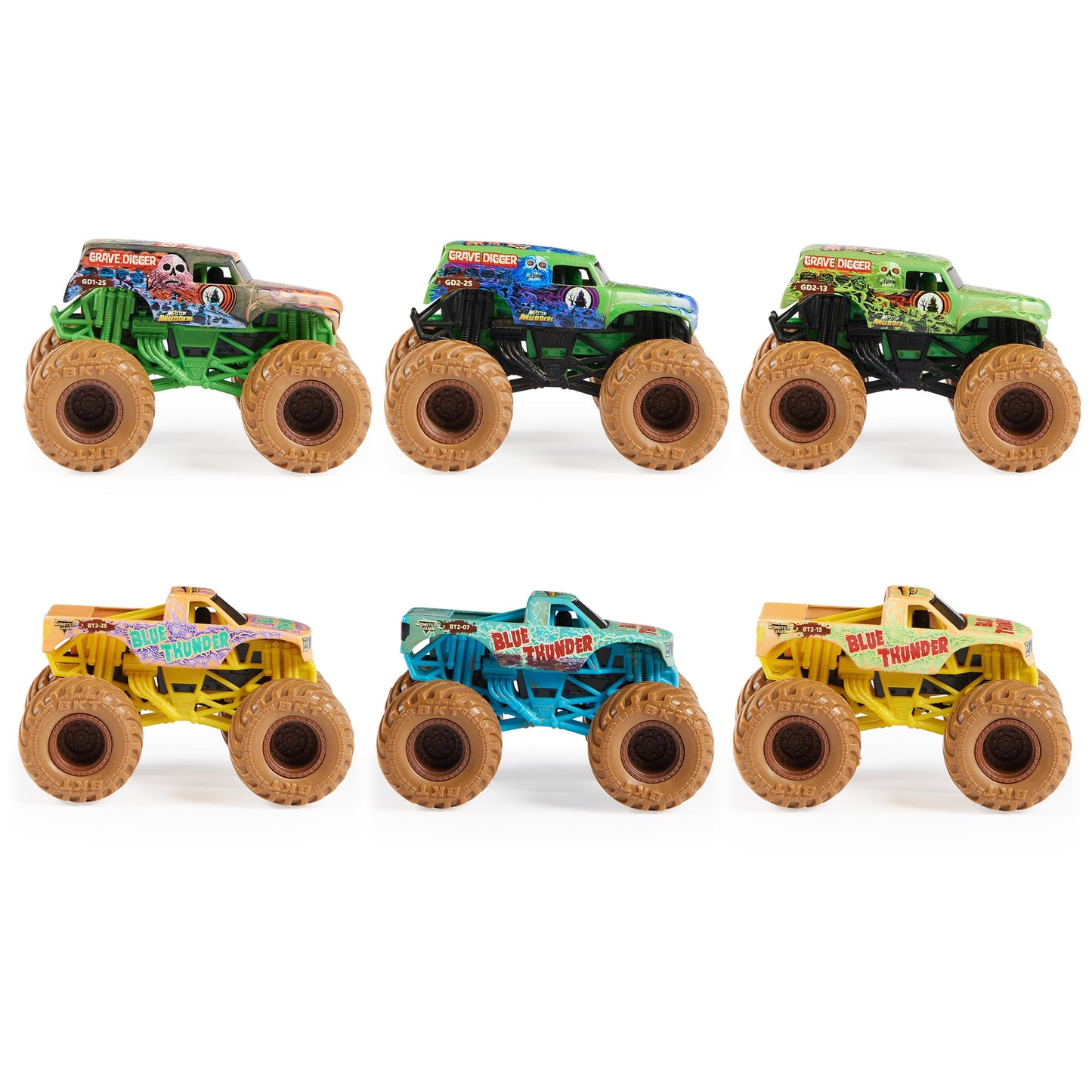 Monster Jam Mystery Mudders 1:64 Die-Cast Truck - Wash to Reveal, Styles Vary