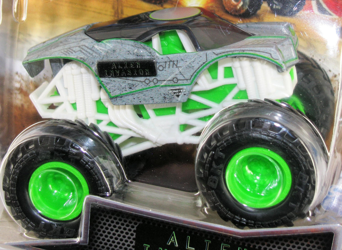 Monster Jam 2023 Spin Master 1:64 Diecast Truck Series 31 – Alien Invasion (Steel Reveal)