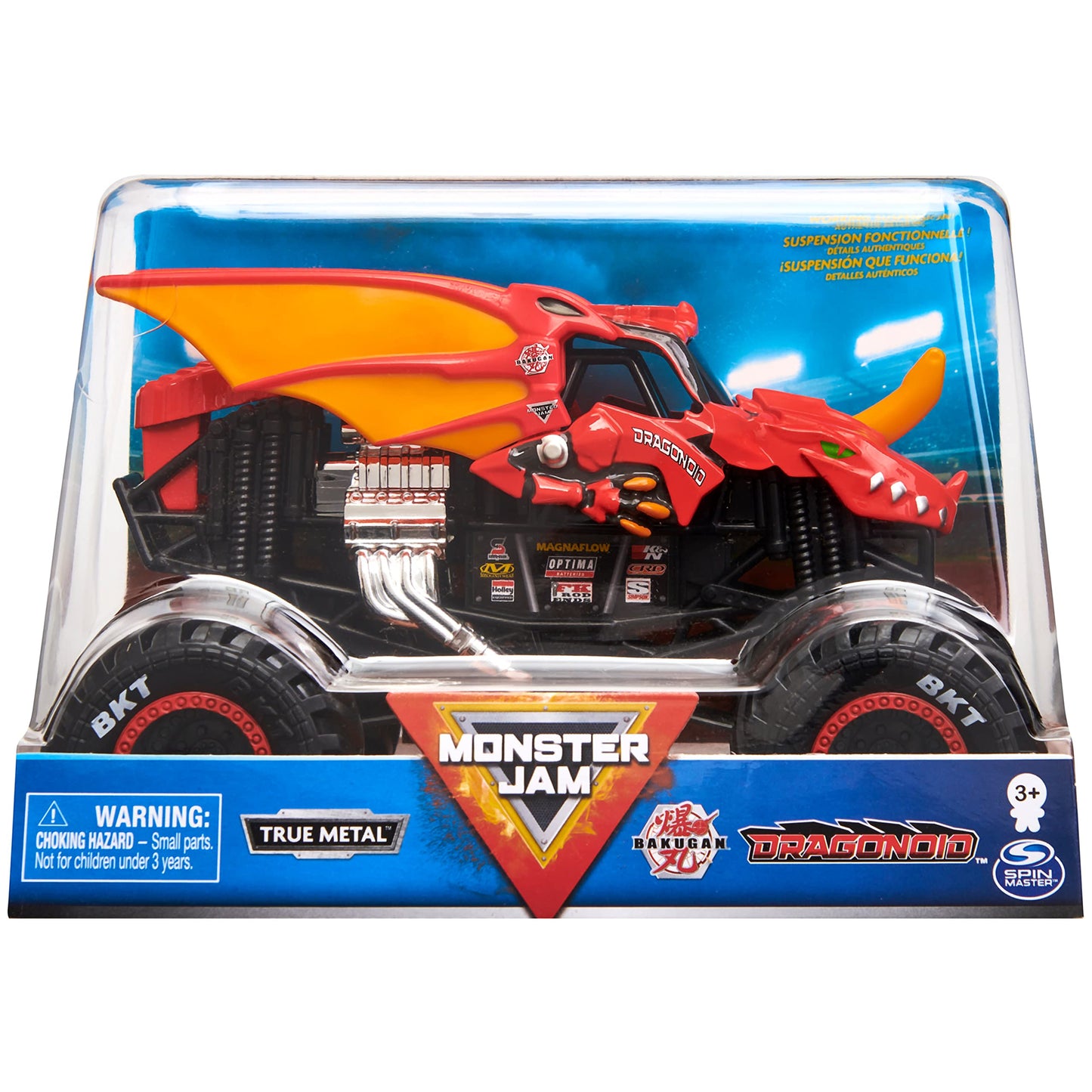 Bakugan Dragonoid Monster Truck 1:24 Scale – Monster Jam Die-Cast Vehicle
