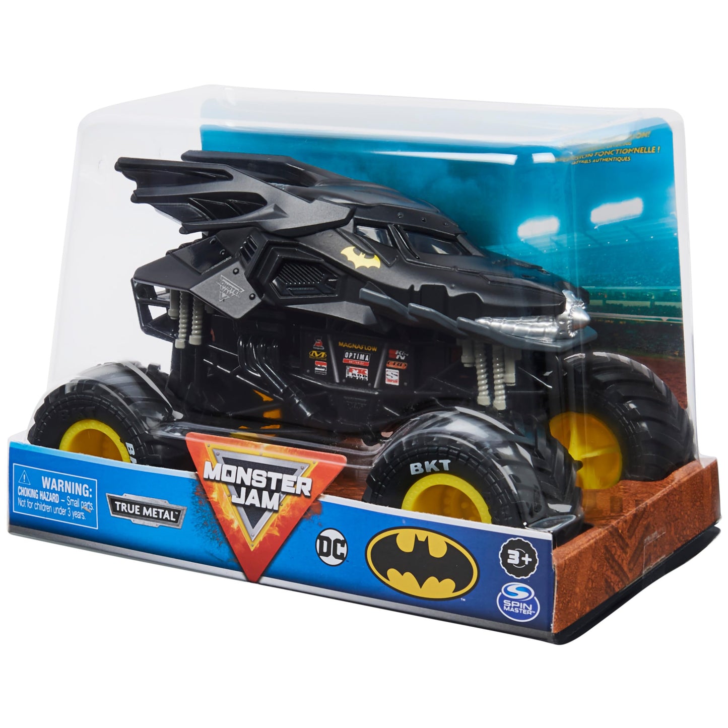 Monster Jam Official Batman Monster Truck 1:24 Scale Die-Cast | Retro Batmobile Collector
