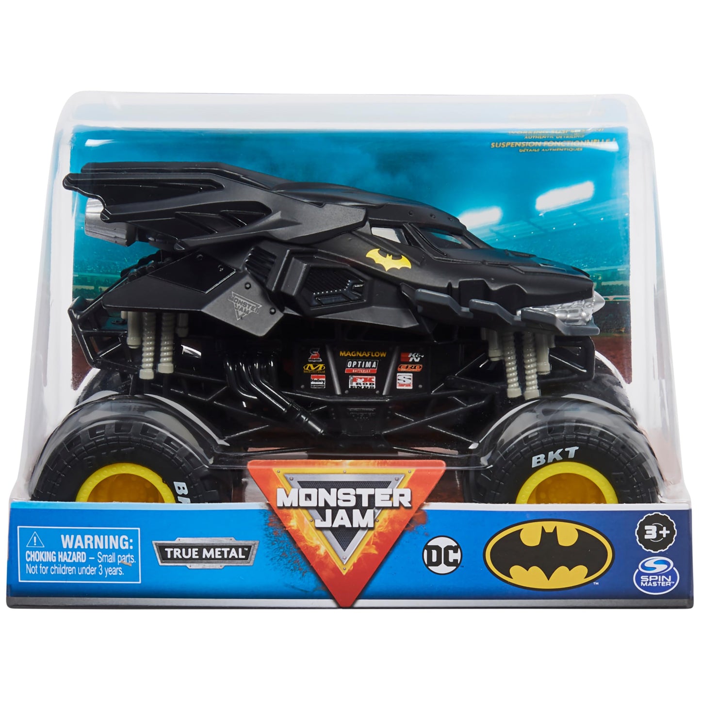 Monster Jam Official Batman Monster Truck 1:24 Scale Die-Cast | Retro Batmobile Collector