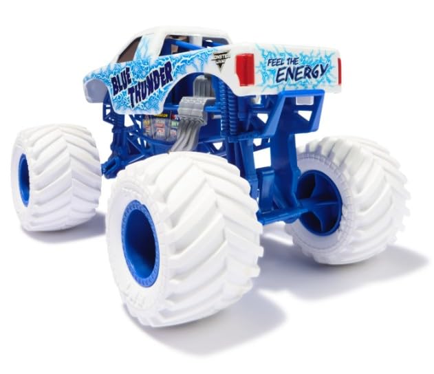 Monster Jam Series 24 Blue Thunder 1:24 Die-Cast Monster Truck – Collectible for Kids 3+