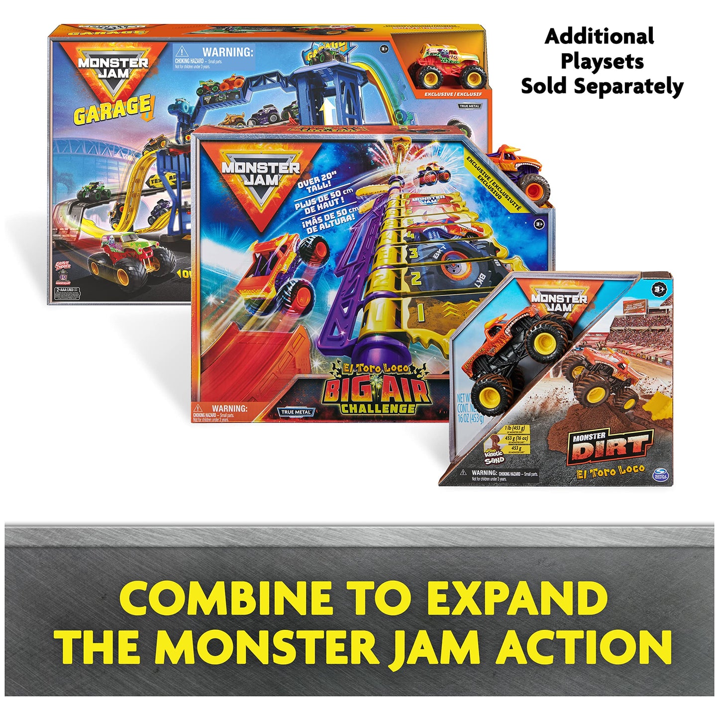 Monster Jam Retro Edition Max-D 1:64 Scale 5-Pack – Exclusive Vintage Die-Cast Trucks