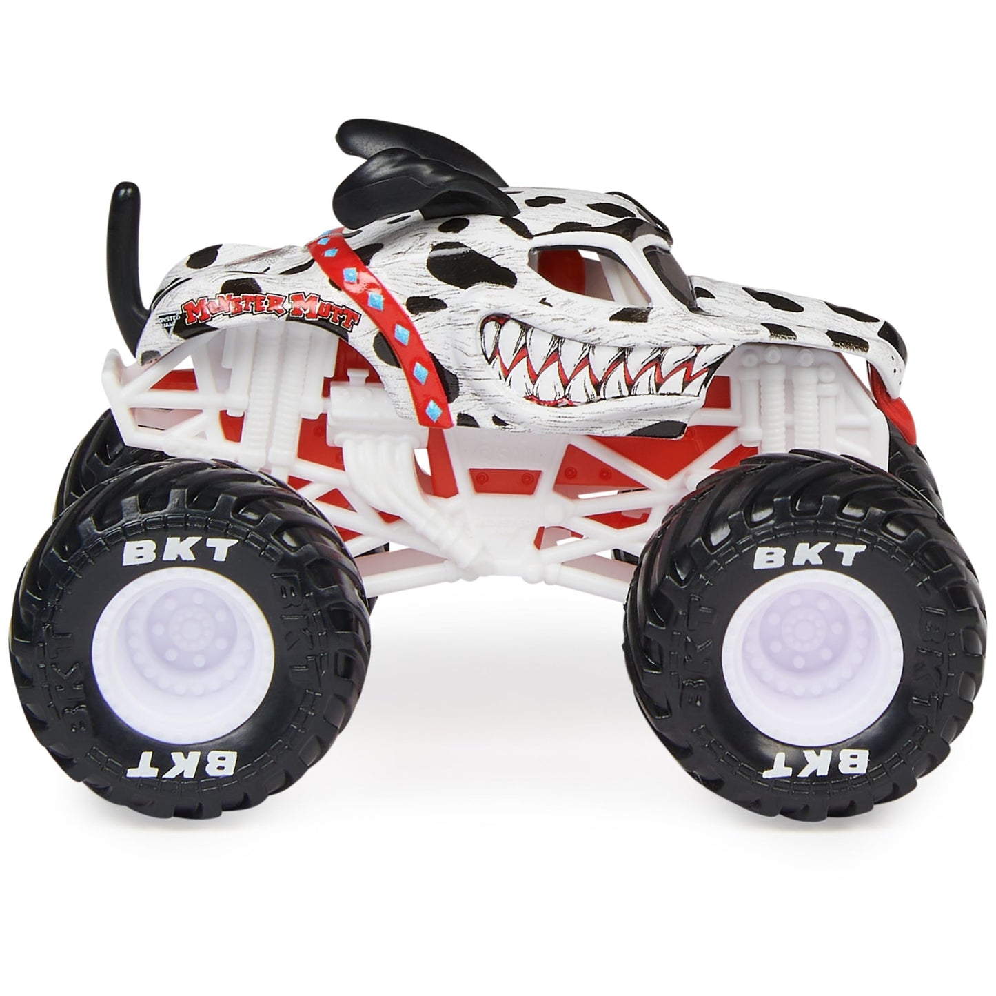 Monster Jam Official Monster Mutt Dalmatian 1:64 Die-Cast Truck – Kids Toys Aged 3+