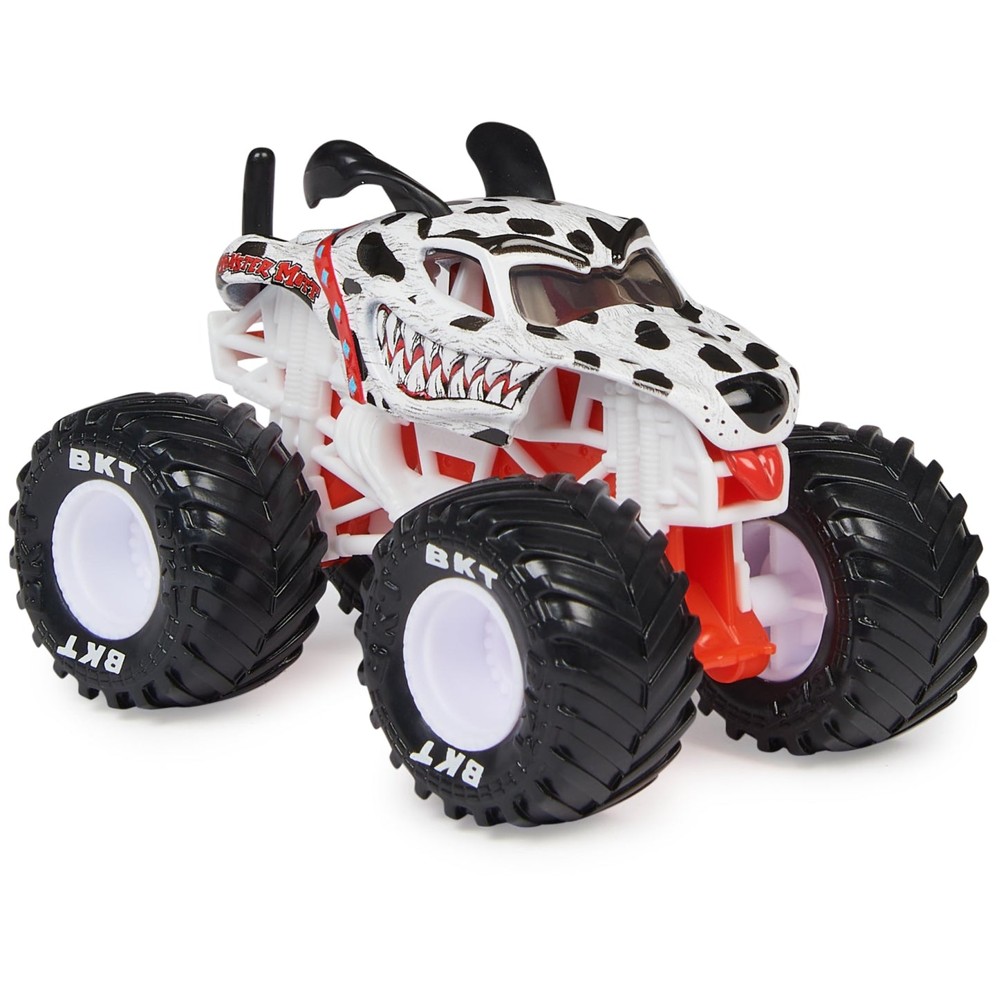 Monster Jam Official Monster Mutt Dalmatian 1:64 Die-Cast Truck – Kids Toys Aged 3+