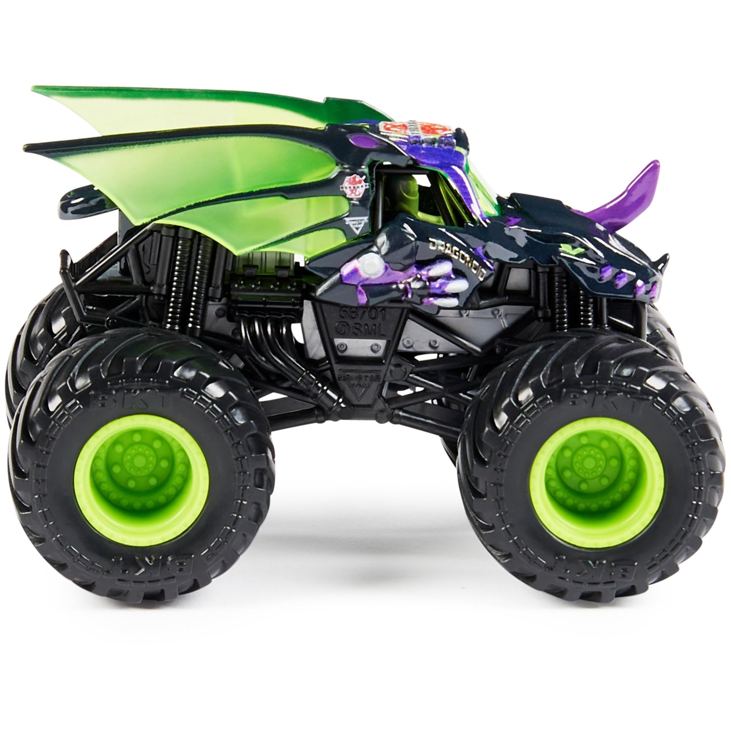 Monster Jam Official Bakugan Dragonoid vs Batman 1:64 Die-Cast Trucks – 2-Pack