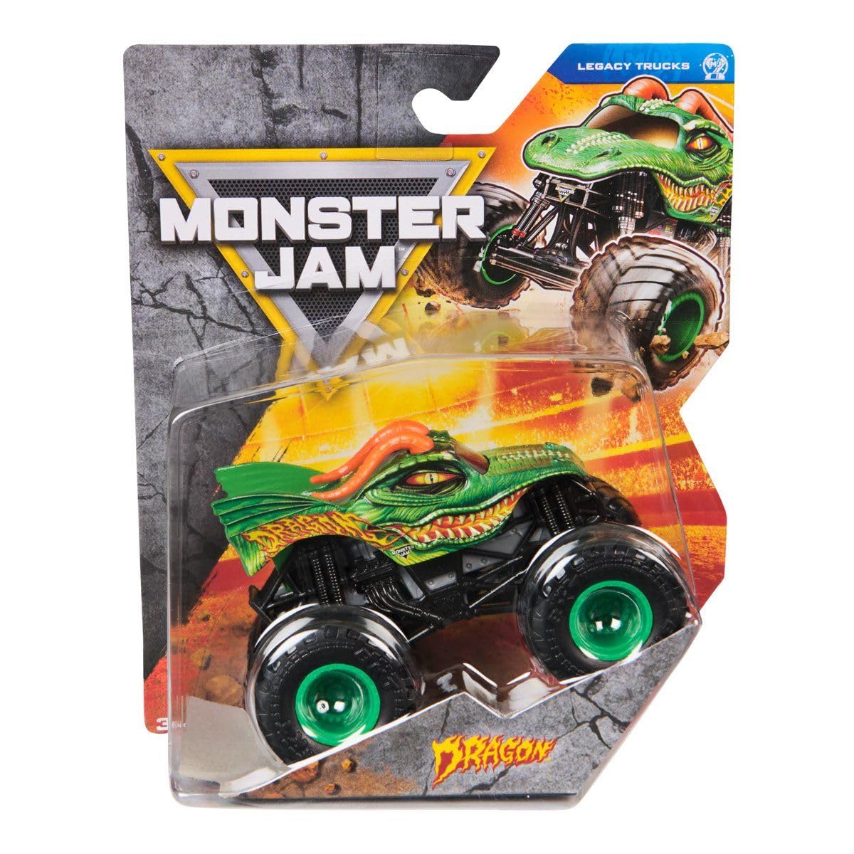 Monster Jam 2025 Official 1:64 Die-Cast Dragon Truck – Series 44 Legacy