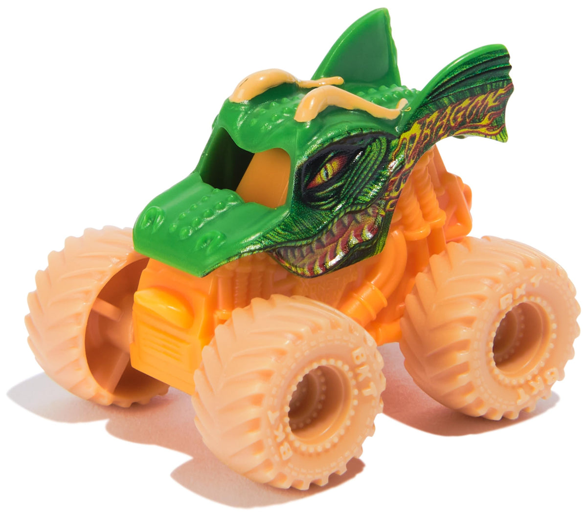 Monster Jam Dragon Dungeon of Doom Playset – Exclusive 1:87 Scale Dragon Truck | Mini Jams