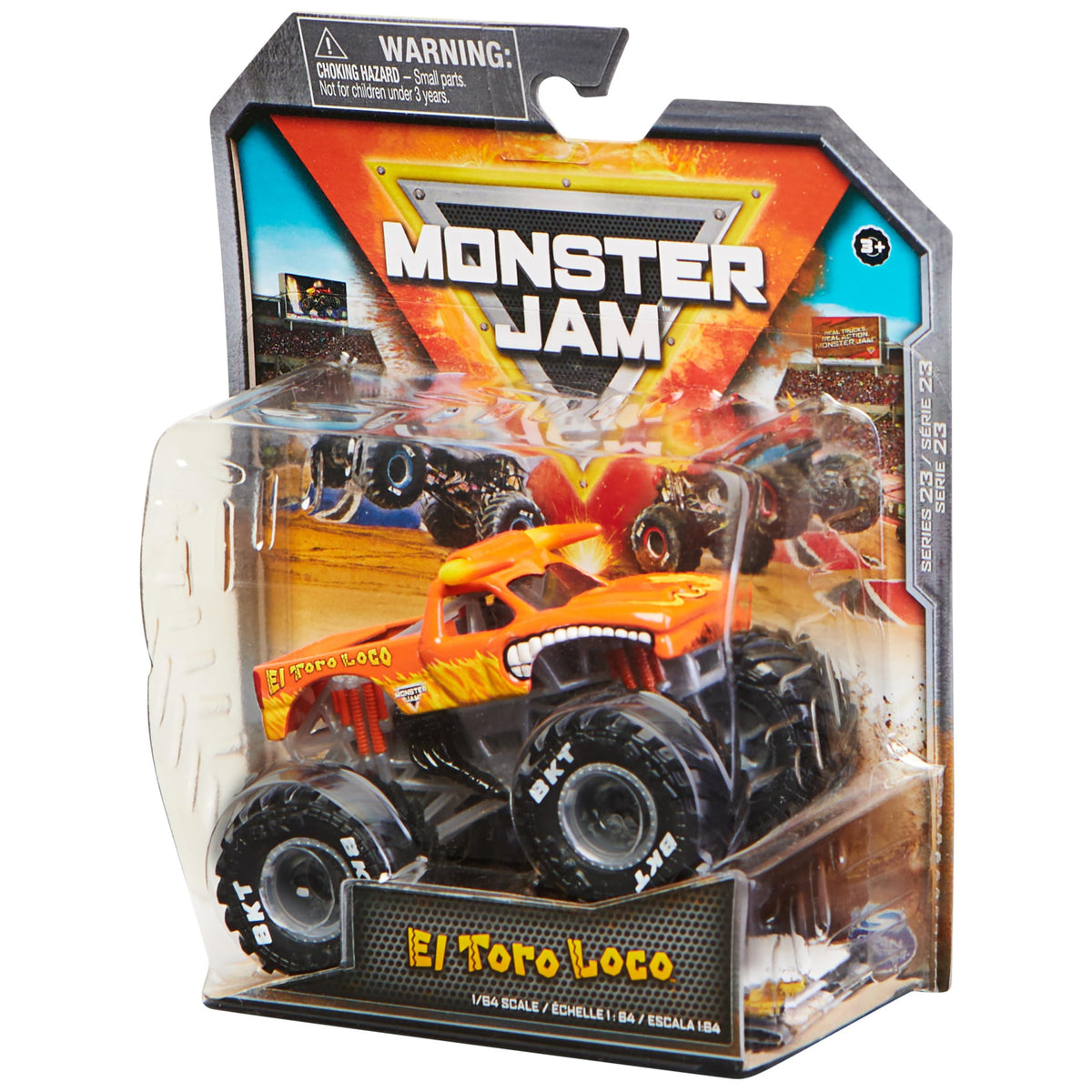 Monster Jam Official El Toro Loco 1:64 Die-Cast Monster Truck | True Heavy Metal Series