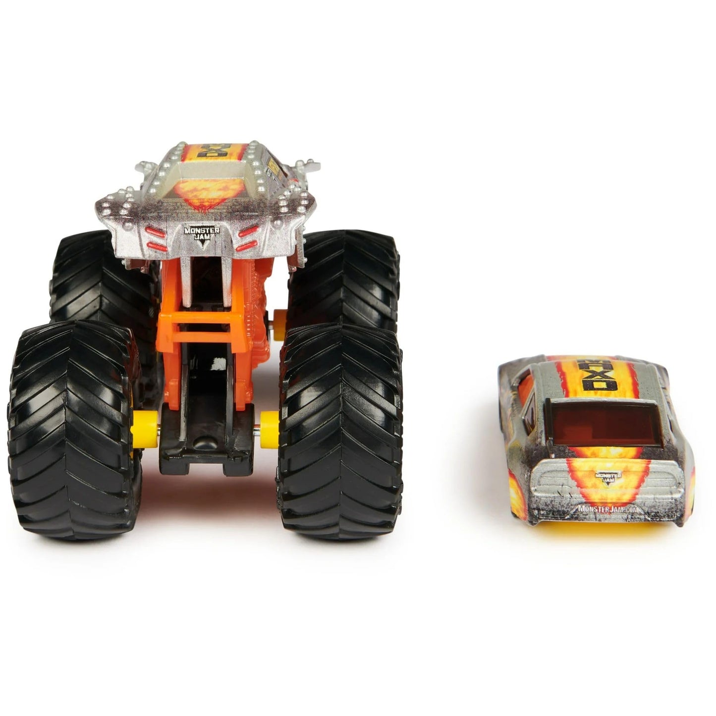 Monster Jam Official 1:64 Die-Cast 2-Pack Series 5 – Max-D Monster Truck & Race Car