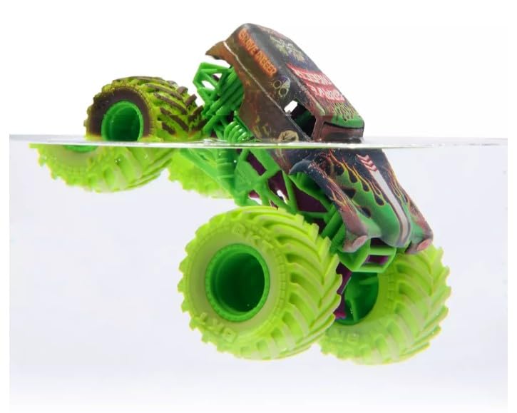 Monster Jam Mud Blasters Color Change Series 1 Grave Digger Die-Cast Monster Truck