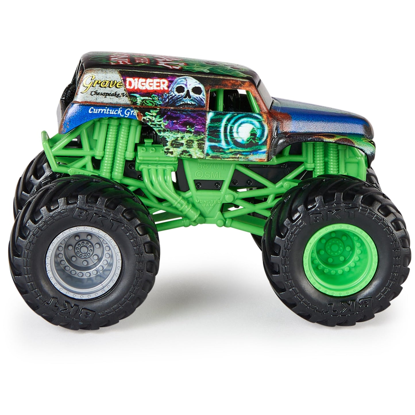 Monster Jam Grave Digger vs El Toro Loco 1:64 Die-Cast 2-Pack