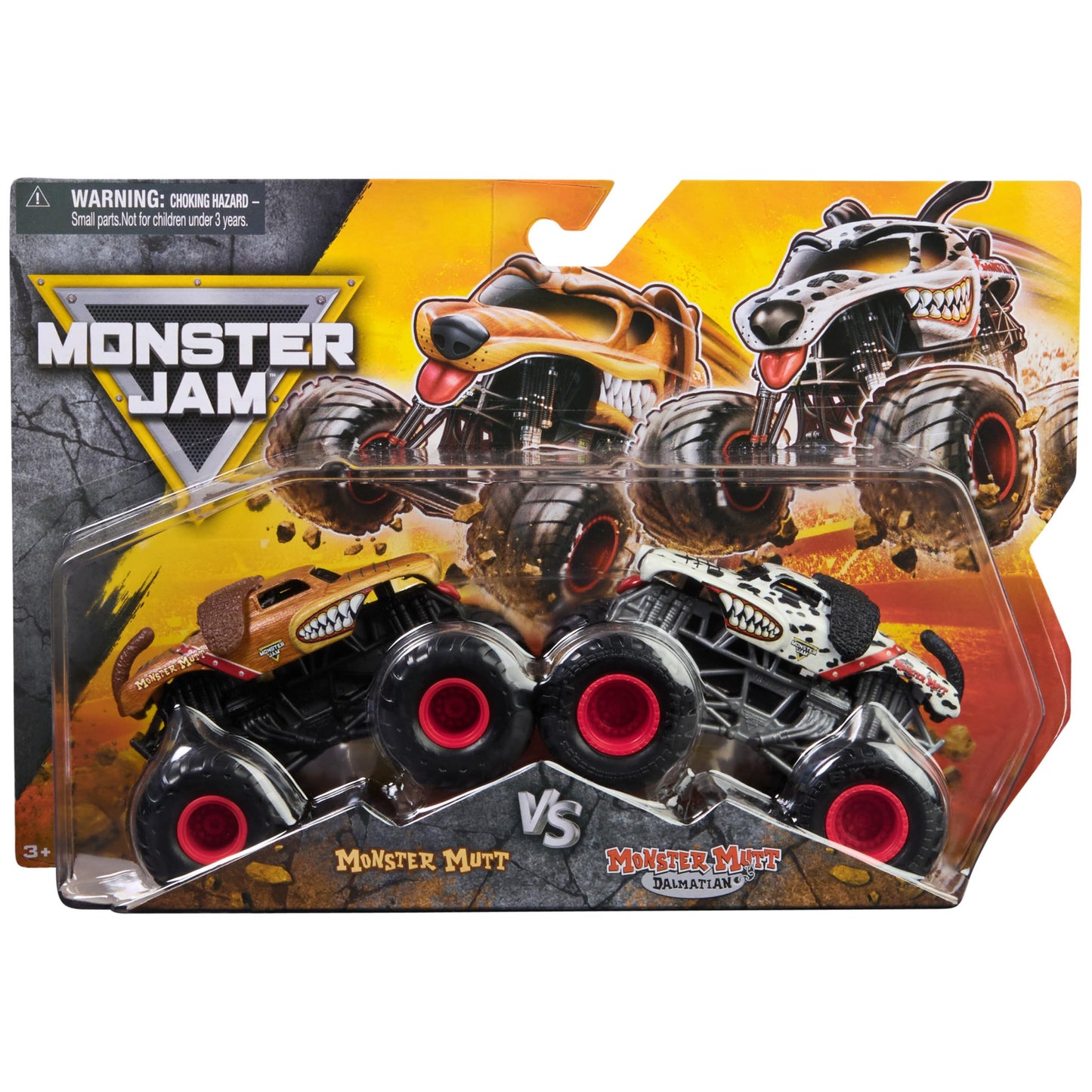 Monster Jam Official 1:64 Die-Cast Monster Truck 2-Pack | Grave Digger, Avenger & More