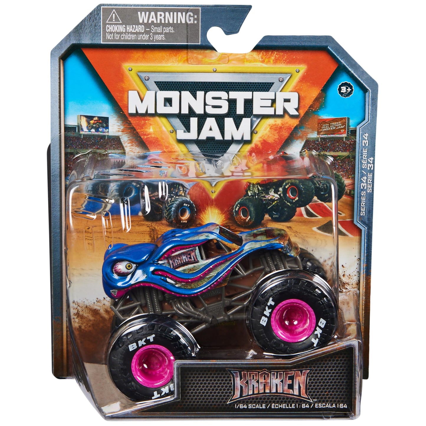 Monster Jam Kraken 1:64 Die-Cast Monster Truck | Official 1:64 Scale Toy