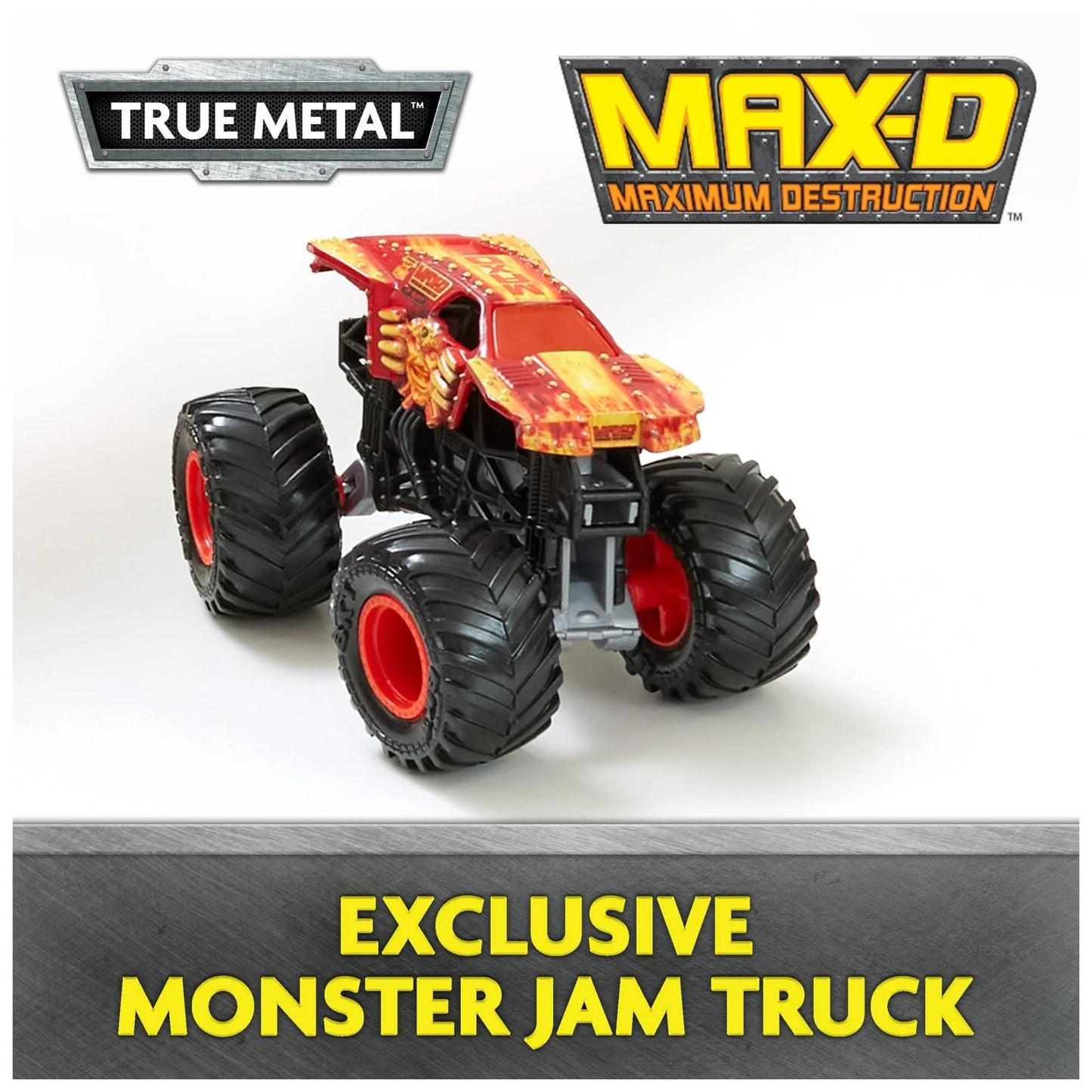 Monster Jam Launch & Go Hauler Playset — Exclusive Max-D Truck | 1:64 Scale