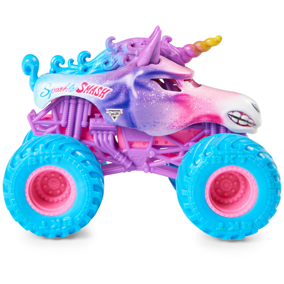 Monster Jam Official Dragon Vs Sparkle Smash 1:64 Die-Cast Trucks – 2-Pack