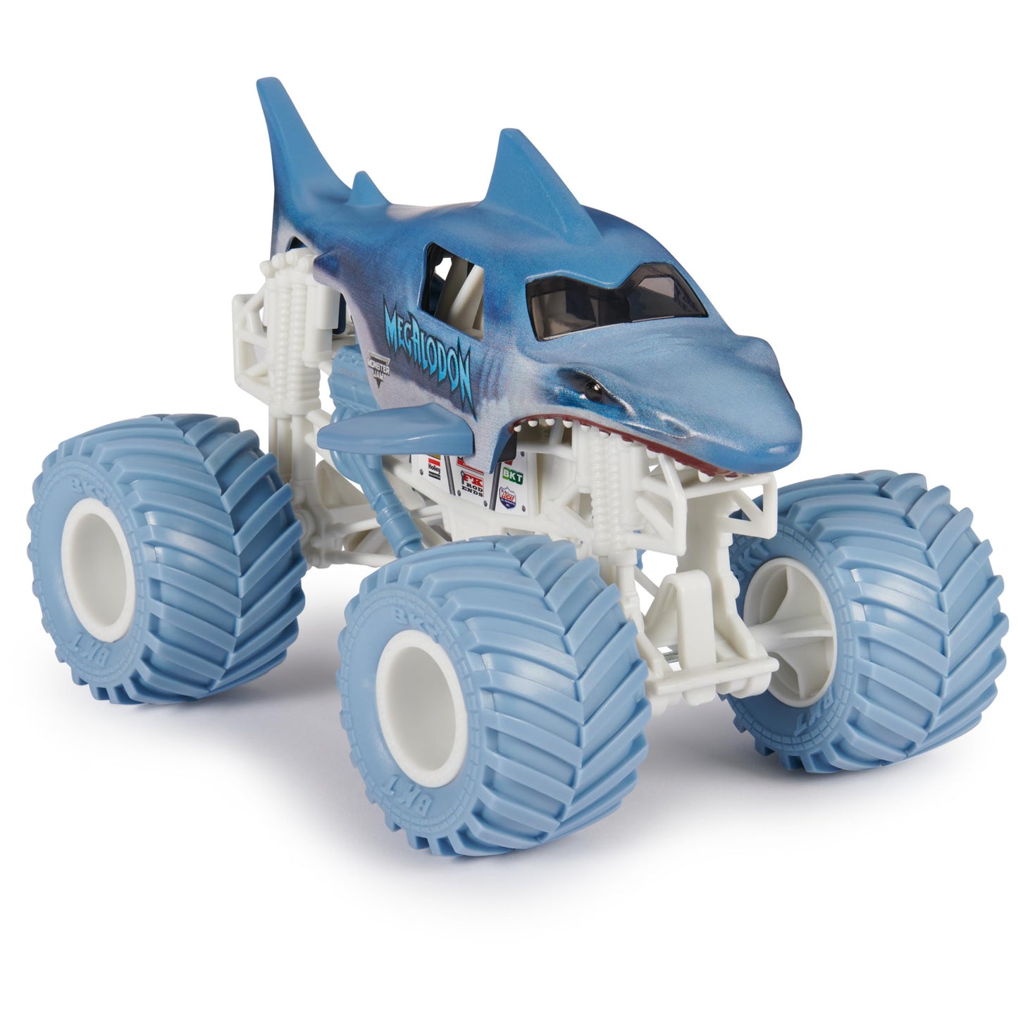 Monster Jam Official Megalodon 1:24 Scale Die-Cast Truck with BKT Tires | Retro 2017 Edition