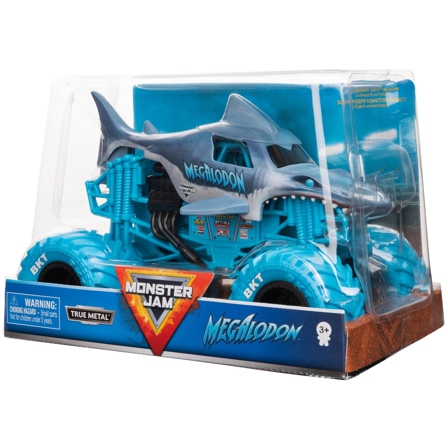 Monster Jam Official Megalodon 1:24 Scale Die-Cast Monster Truck | Collector Vehicle