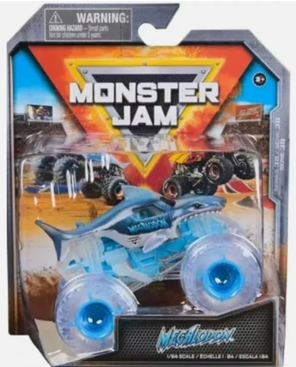Monster Jam Megalodon Ghost Crew Diecast 1:64 – Series 38 (Official)