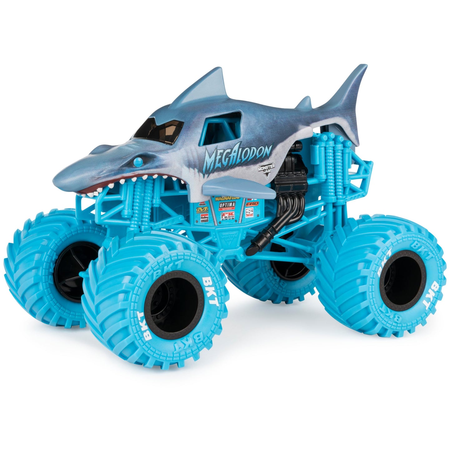 Monster Jam Official Megalodon 1:24 Scale Die-Cast Monster Truck | Collector Vehicle