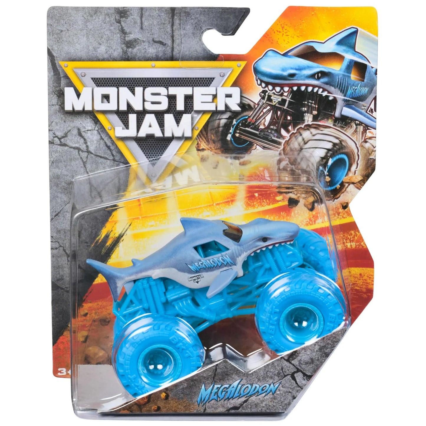 Monster Jam Megalodon Ice Edition 1:64 Die-Cast Truck | Official Spin Master