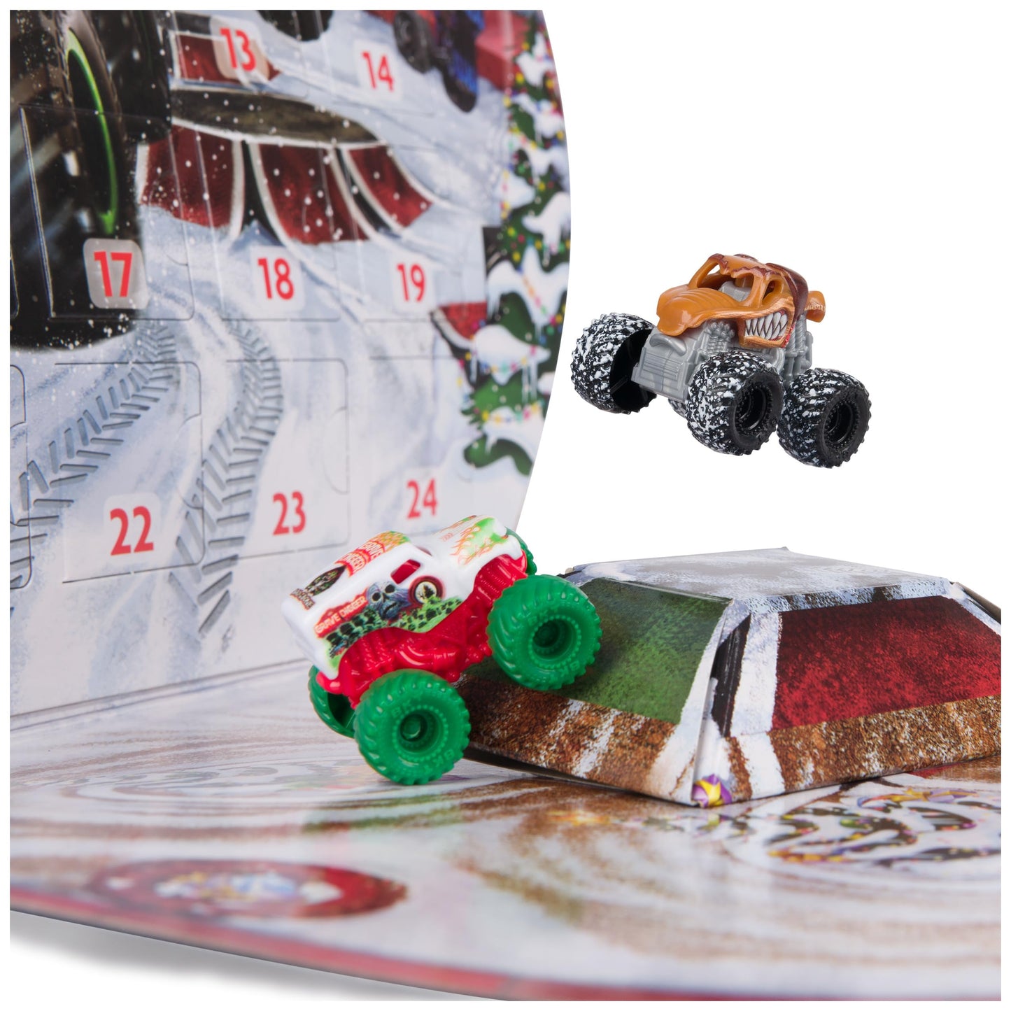 Monster Jam Mini Advent Calendar - 24 Days of 1:87 Scale Mini Trucks & Accessories