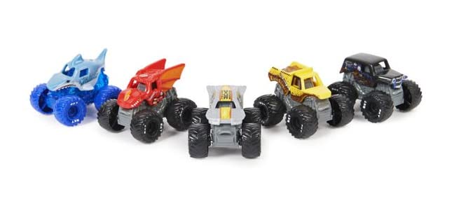 Monster Jam Mini 5-Pack: Official 1:87 Scale Mini Monster Trucks