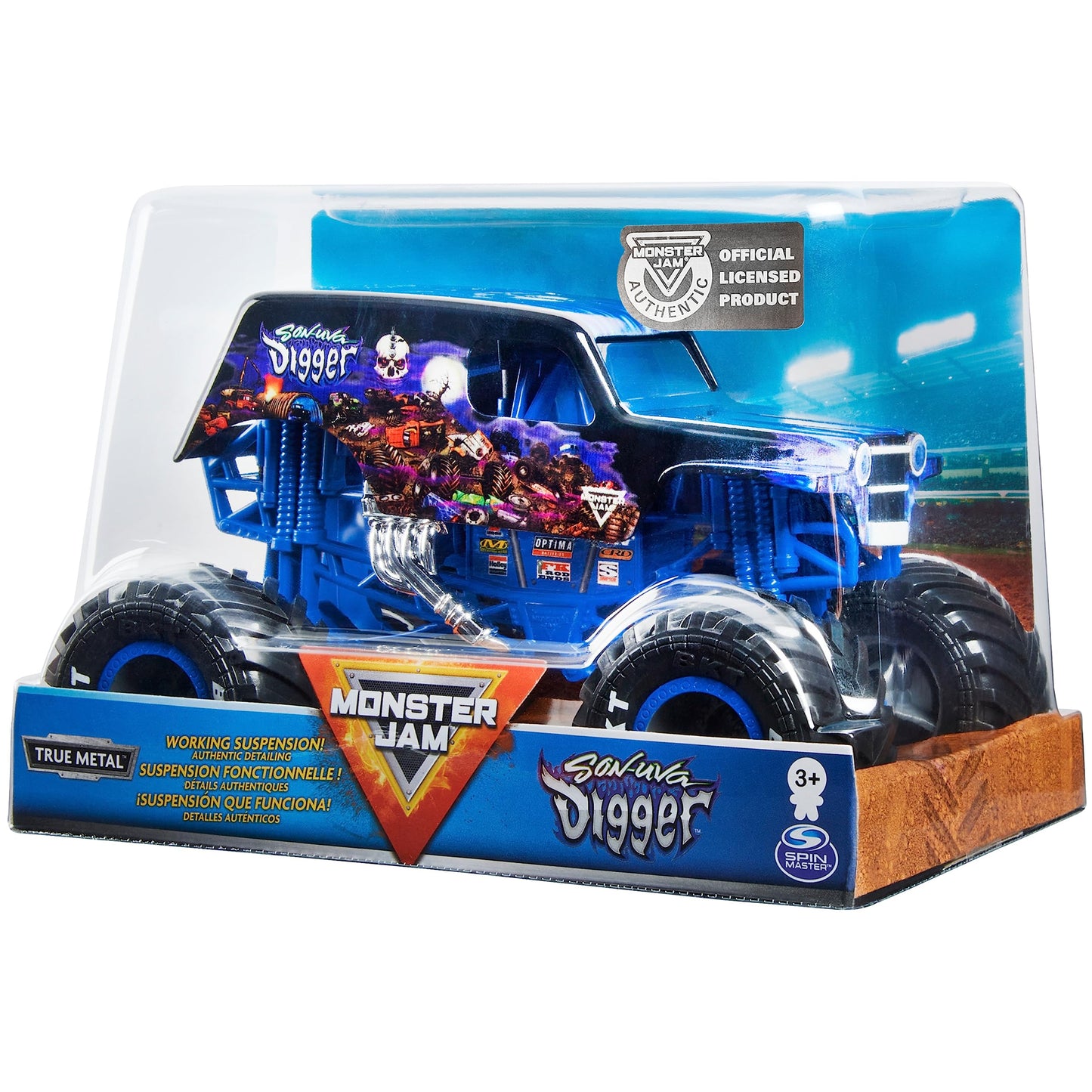 Monster Jam MNJ VHC 1to24 Diecast Son Uva Digger GML | Collectible 1:24 Scale