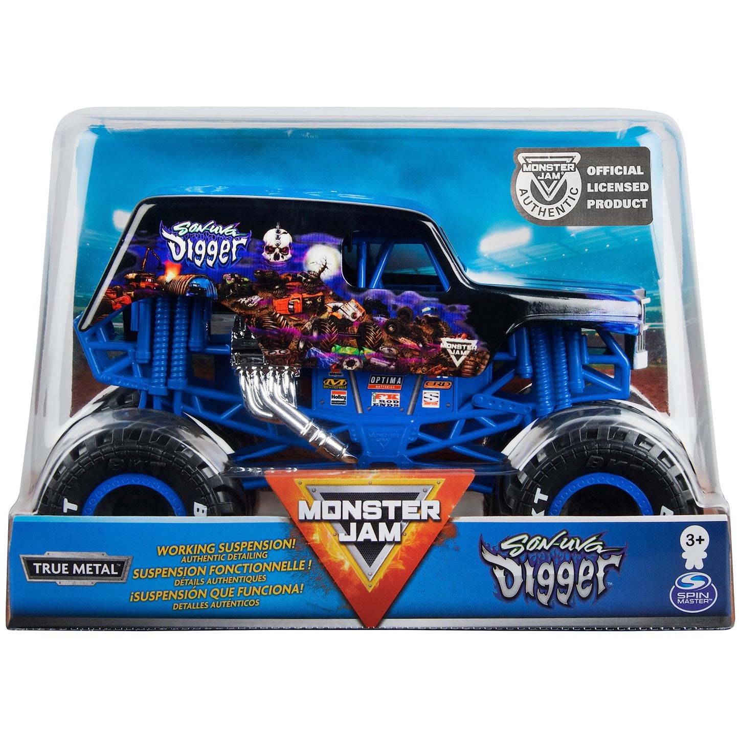 Monster Jam MNJ VHC 1to24 Diecast Son Uva Digger GML | Collectible 1:24 Scale