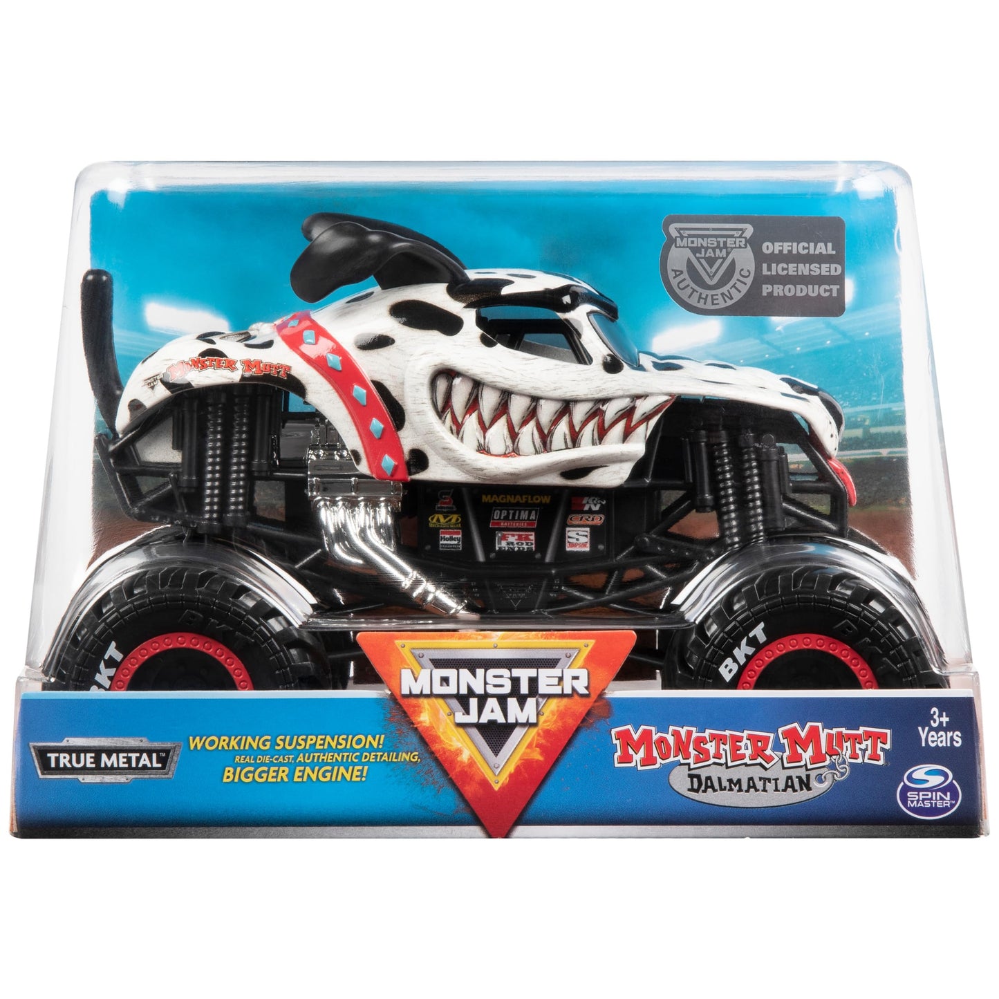 Monster Jam Official 1:24 Monster Mutt Dalmatian Die-Cast Truck