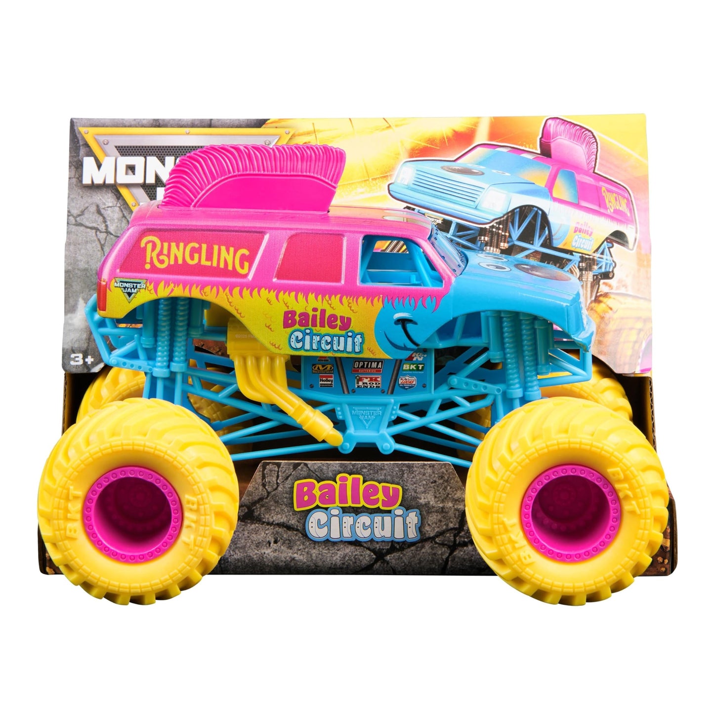 Monster Jam Official Ringling Bailey Circuit 1:24 Die-Cast Monster Truck