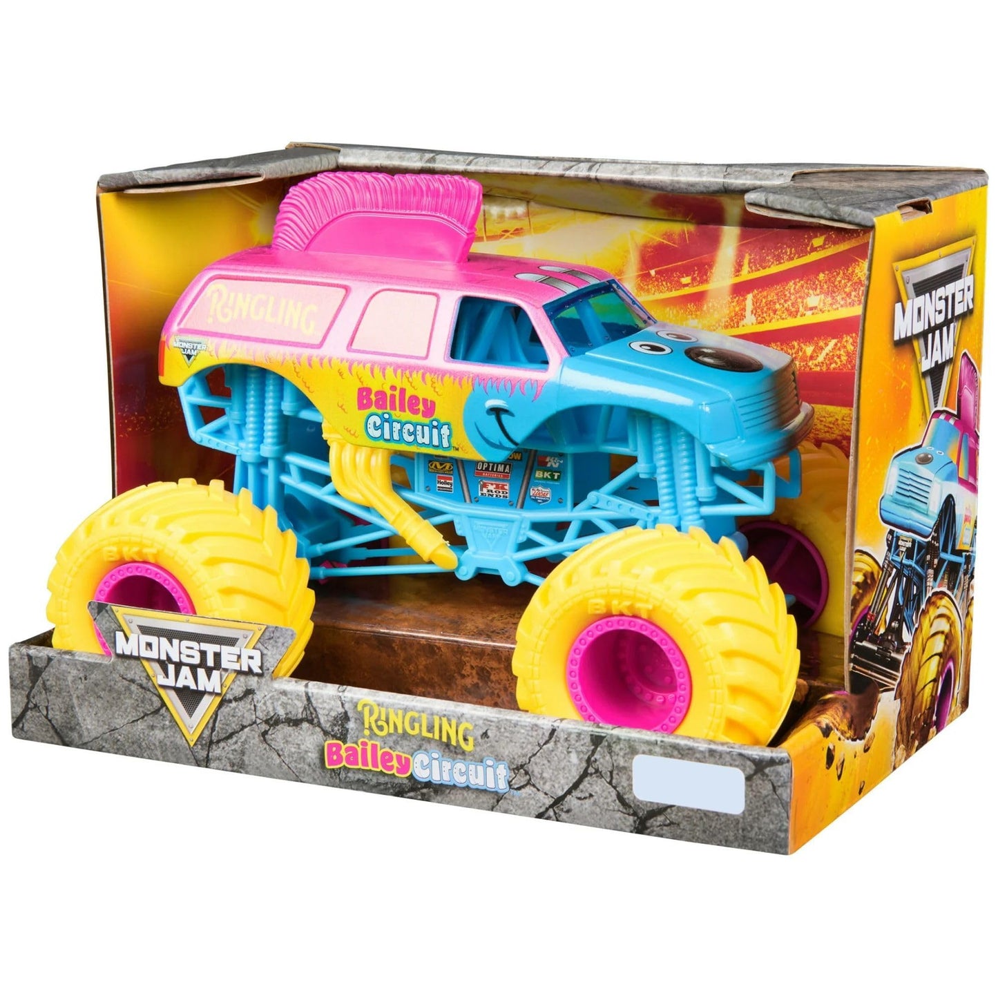 Monster Jam Official Ringling Bailey Circuit 1:24 Die-Cast Monster Truck