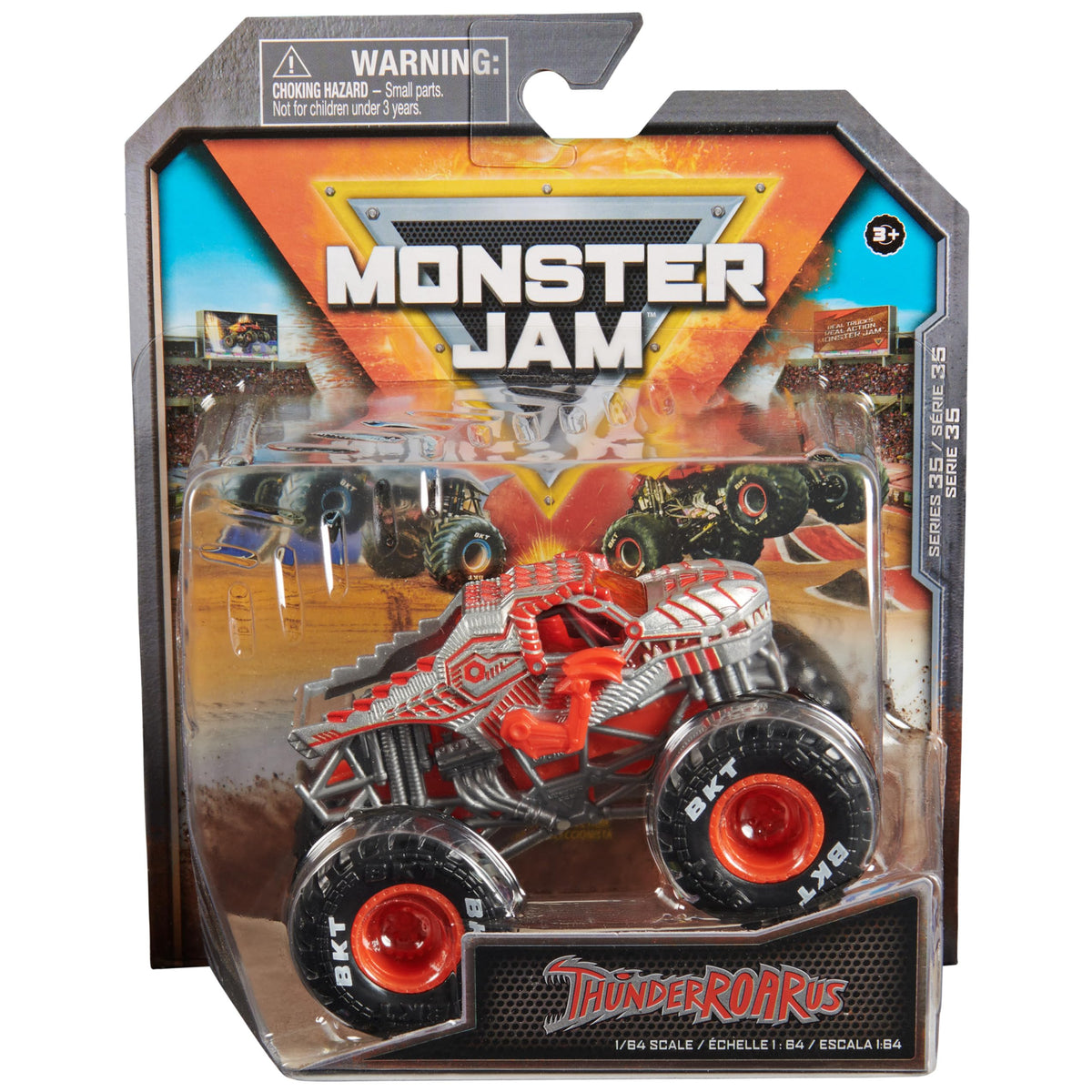 Monster Jam Official ThunderROARus 1:64 Die-Cast Monster Truck | Collectible Toy for Kids 3+