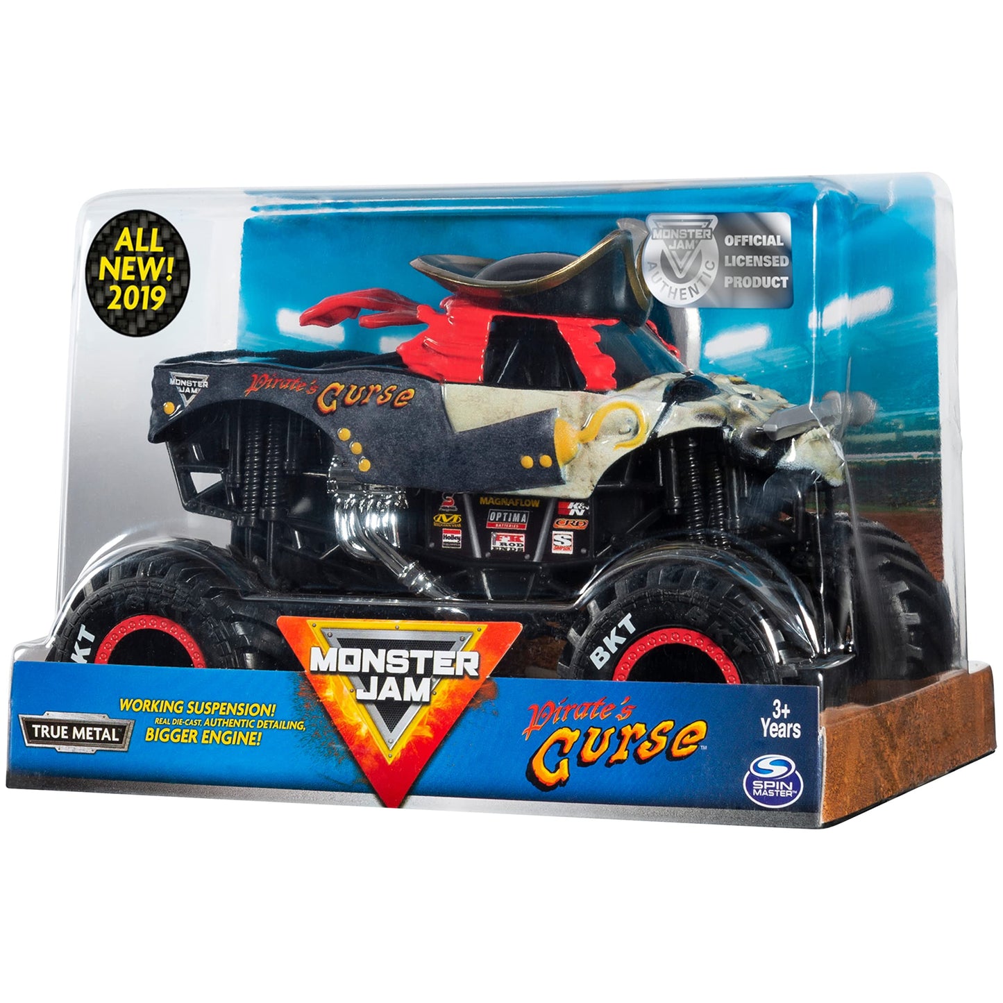 Monster Jam Official Pirate's Curse 1:24 Die-Cast Truck | Collectible Kids Toy