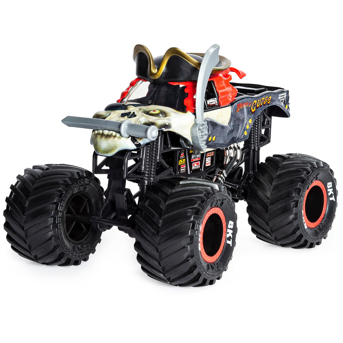 Monster Jam Official Pirate's Curse 1:24 Die-Cast Truck | Collectible Kids Toy