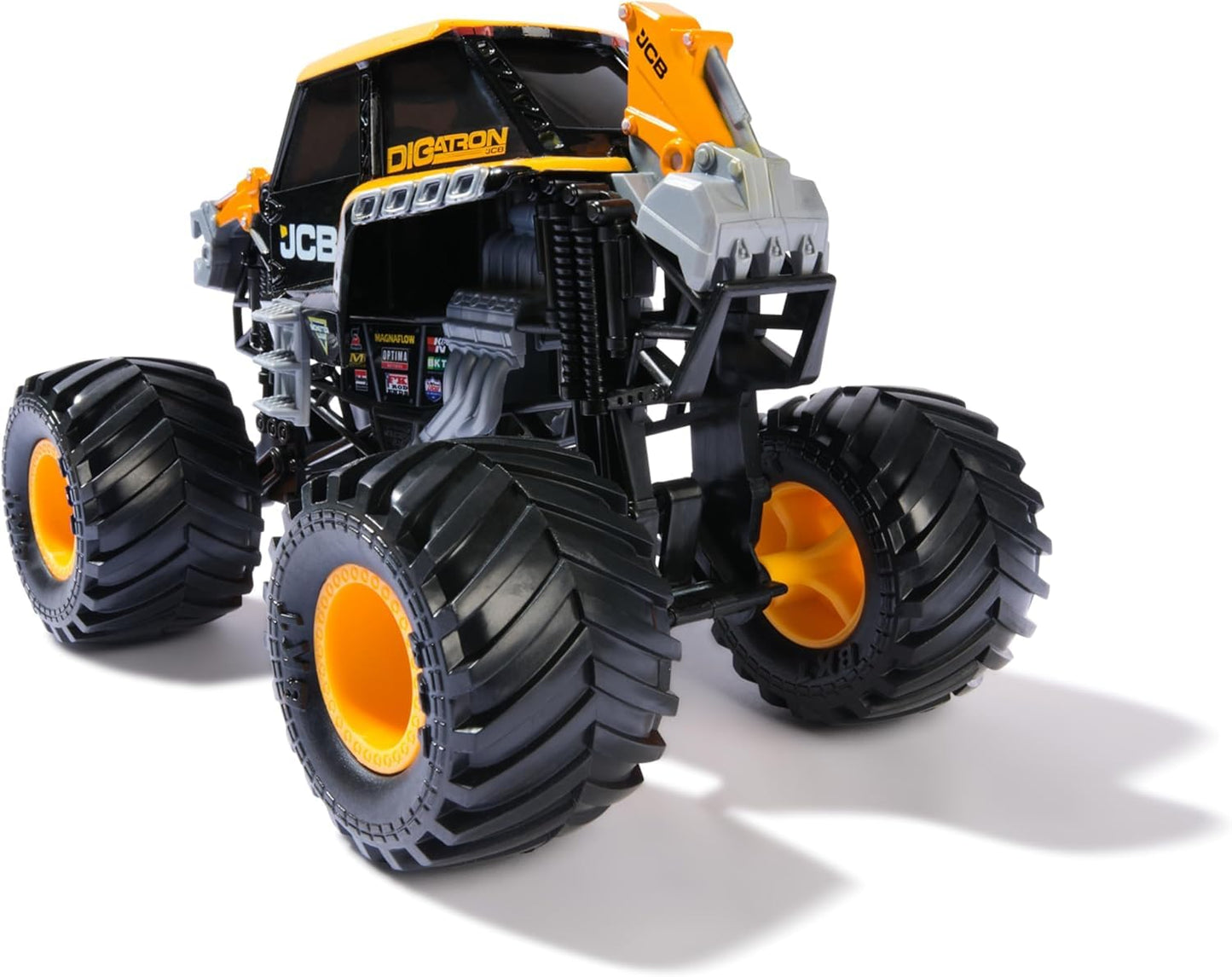 Monster Jam Official JCB DIGATRON Monster Truck 1:24 Die-Cast | Collector Toy